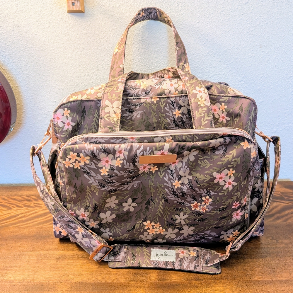 Jujube Be Prepared Diaper Bag Sakura At Dusk